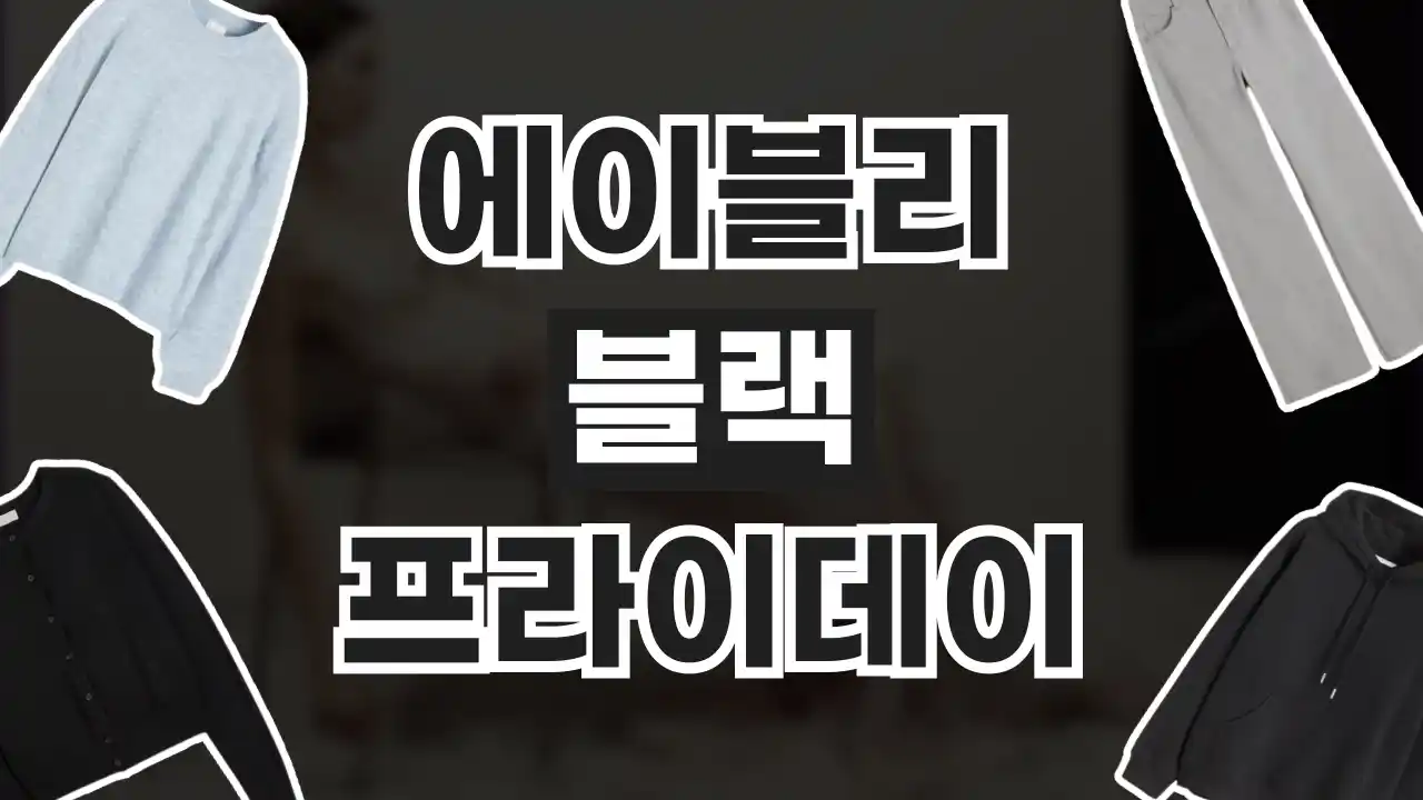 에이블리 블랙프라이데이 최대 99% 할인 2026년 최신 에이블리 블랙프라이데이 최대 99% 할인