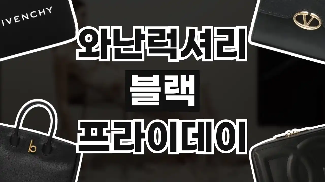 와난럭셔리 블랙프라이데이 2026년 최신 와난럭셔리 블랙프라이데이