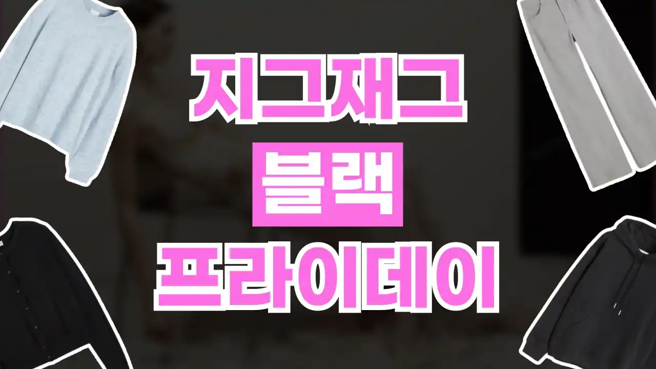 지그재그 블랙프라이데이 2026년 최신 지그재그 블랙프라이데이